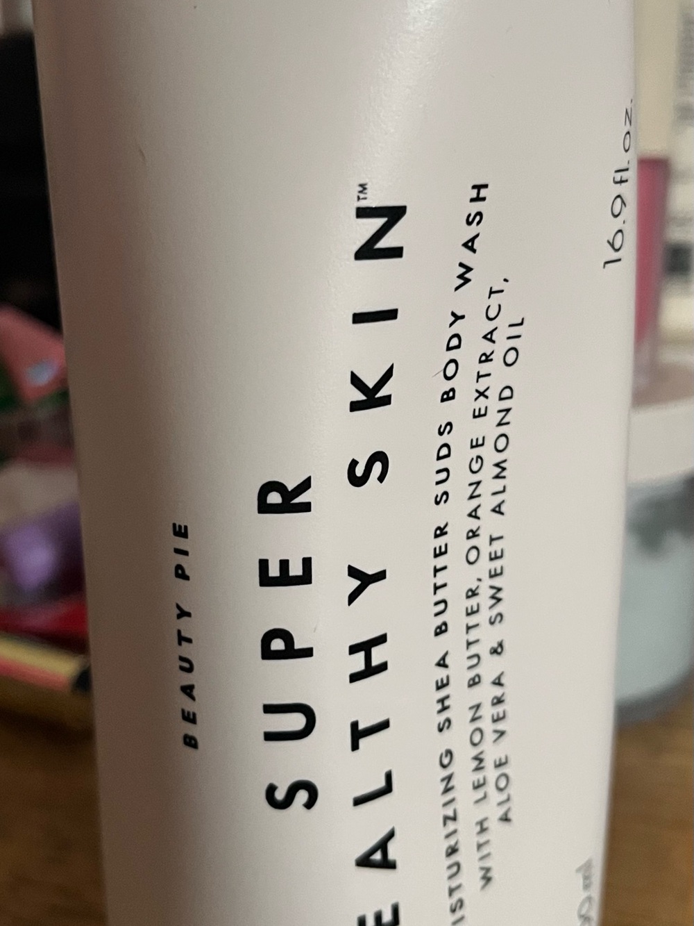 Super Healthy Skin Moisturizing Body Wash - White